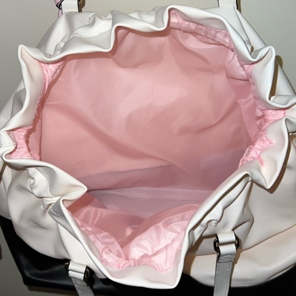 NEW Victoria’s Secret Side Cinch Tote Bag Purse VS - Picture 6 of 7